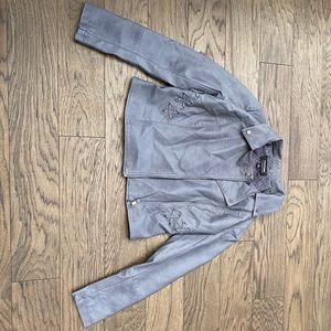 Kids M leather jacket